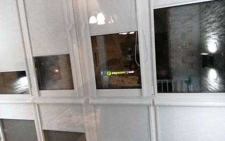 Рольшторы блэкаут в павильоне